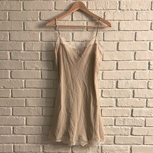 All Saints 100% silk slip in ivory